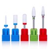 MelodySusie 5 x Premium Ceramic Bits Set Professional Grinding Body