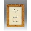 Tizo 4" X 6" Natural Polished Wooden Frame, Made in