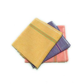Cotton Colors Cotton Bath Towel (Pack of 3, Large Size,Multicolor)_D326