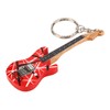 Guitar Keychain Portable Cute Mini Guitar Pendant Key Chain Ring