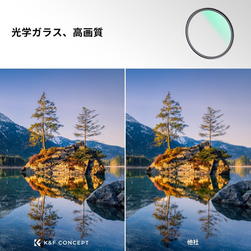 K&F Concept 55mm Lens Protection Filter, Lens Filter, Protector, Lens