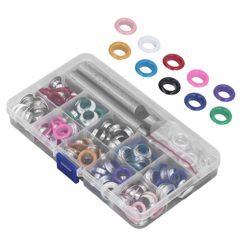 Eyelet Kit 10mm Colorful Durable Metal Wide Application Easy Installation