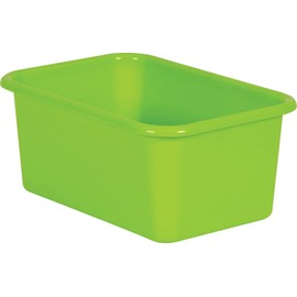 Teacher Created Resources® Lime Small Plastic Bin