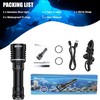 Genwiss Dive Light, 2000 Lumen Underwater Flashlight, IPX8 Waterproof Scuba