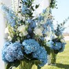 Coferset 5pcs Hydrangea Artificial Flowers Real Touch 20 inch Lifelike