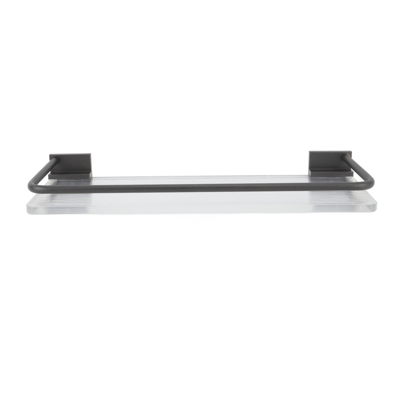 30cm Bathroom Wall Mounted Shelf Space Aluminum Acrylic Towel Rack