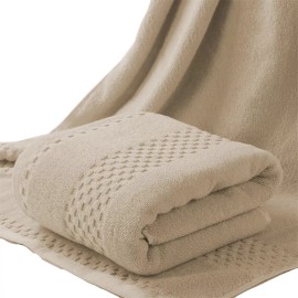 Shendy Vendy Toalla De Baño Grande Completo 100% Algodón Suave Color Caqui