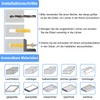 Lakada Expansion Dowel Screws Set of 60 Impact Dowels 8