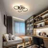 Shine LUEST 34W Modern LED Ceiling Light, 3000K-6000K Dimmable Ceiling