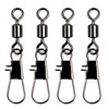 JSHANMEI ®100pcs/lot Ball Bearing Rolling Swivel with Interlock Snap Fishing