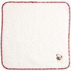 No-twist Pile Hand Towel with Cute Embroidered Dog (Pug)