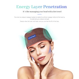 AFUNSO Head Scalp Massager Scalp Massage Instrument Rechargeable Massager Airbag for Head,Muscles, Leg, Electric Percussion with Portable Design for Deep Relaxation & Stress Relief Great Gift