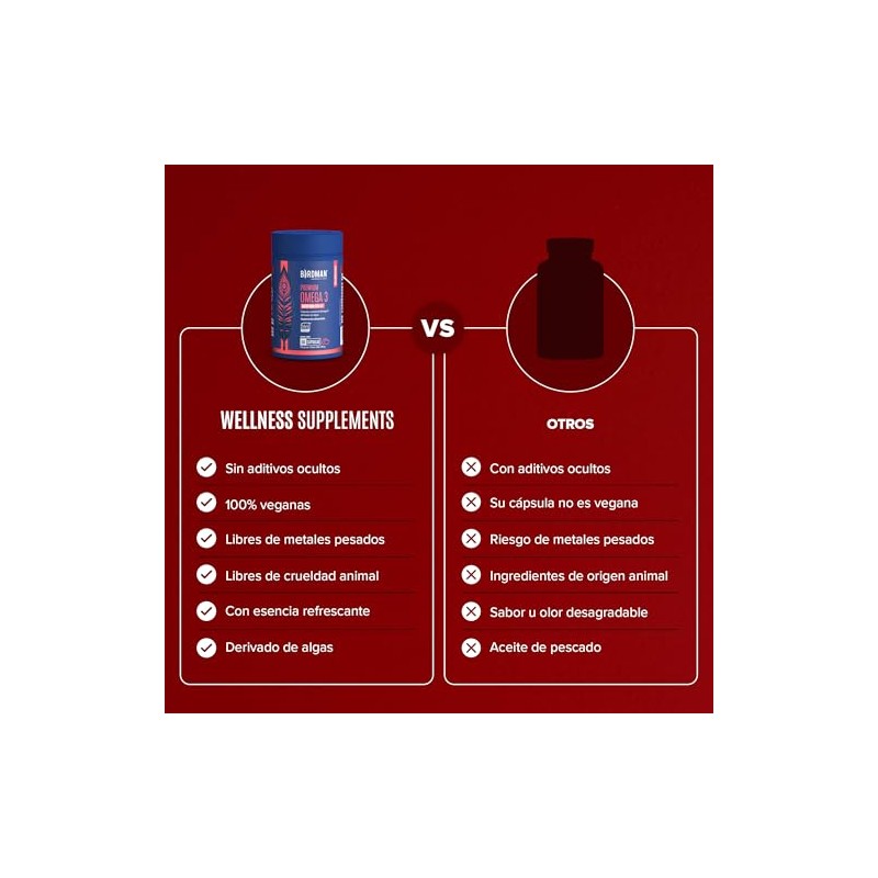 Birdman Omega Vegano Ratio Dha Epa Base Algas 100 Vegetal
