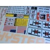 Hyster Forklift decal complete kit with safety decals Hyster S50FT