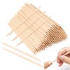 4.5 Inch Orange Wood Sticks for Nails, AHIER 100PCS Wooden