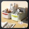 WYAN 32 Pcs Mini Container Boxes, Square Empty Mini Clear