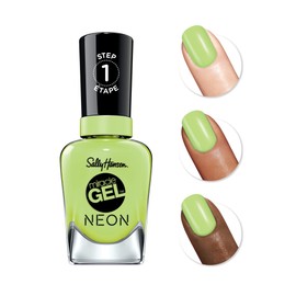 Sally Hansen Miracle Gel Nail Polish, Shade Electri-Lime #052