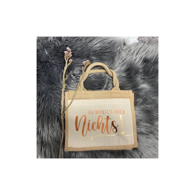 AMBERGER DESIGN by A&M Osterhage amd Geschenktasche "Du wolltest doch