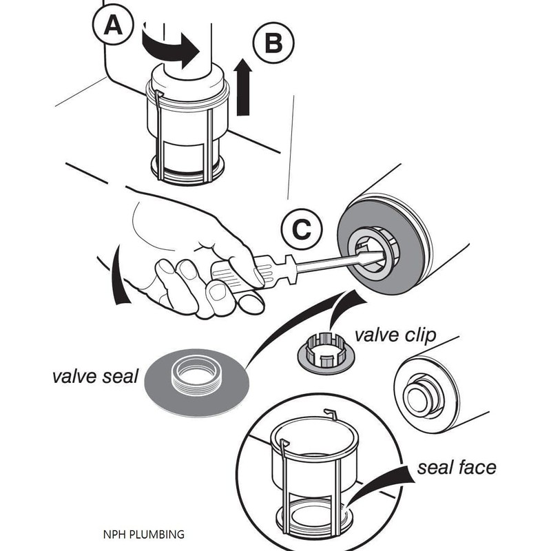 NPH Plumber Pack 2 x Replacement Ideal Standard Armitage SV01967