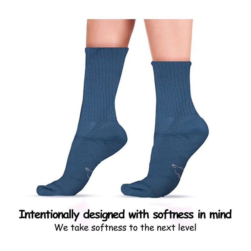 World's Softest Classic Crew Socks - Ultra Soft Socks for
