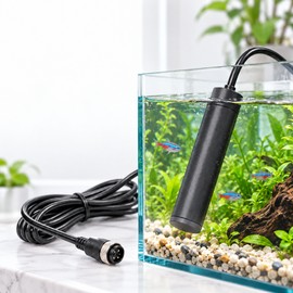 Water Quality Replacement Probe for Aquarium & Hydroponics – BLE-3188-P Multi-Parameter pH, ORP, TDS & EC Sensor with Waterproof Housing