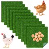 VERAMI 10Pcs Chicken Nesting Pads for Laying Eggs,12" x 12"