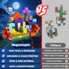 Magnetic Blocks, 150PCS Magnetic Tiles Light Building Blocks for 3+