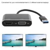 Tangxi Adaptador USB 3.0 a VGA, Convertidor de Energía para