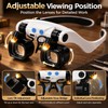 LED Head-Mounted Magnifier for Precision Work – 2-Pack with Interchangeable