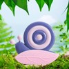 Fjquamitix Vegetable Peeler Snail Shape Design with Ceramic Blade Non-Slip