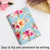 AIMALL 4-Pack Floral A5 Spiral Notebook, 5.71 x 8.27 Inch,