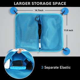 MORXPLOR Paddle board Deck Bag, Sup Accessories Mesh Storage Deck Bag