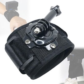 VICHE CATT] 360° Rotating Wrist Strap Mount for Go Pro Compatible with Insta 360, GoPro, Compatible with Hero 12/11/10/9/8/7/6/5 (Wrist)