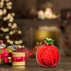 JOONOR Crystal Pomegranate Statue Ornament Decorative Artificial Fruit Glass Figurine
