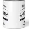 JUNIWORDS Tasse, Für den besten Gartenplaner aller Zeiten, Schwarz (6082740)