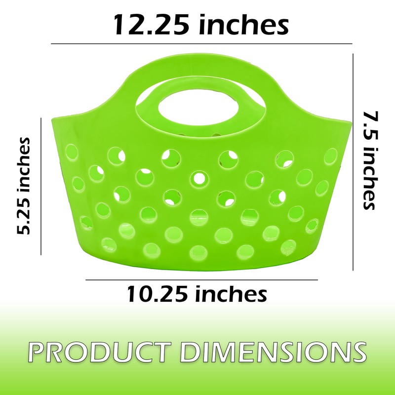 Assorted Multicolor Basket with Handles 3ct