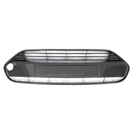 KUAFU Front Grille Compatible with 2014-2018 Ford Transit Connect Bumper Face Bar Grille Grill Replacement for FO1036172C DT1Z17E810B Black
