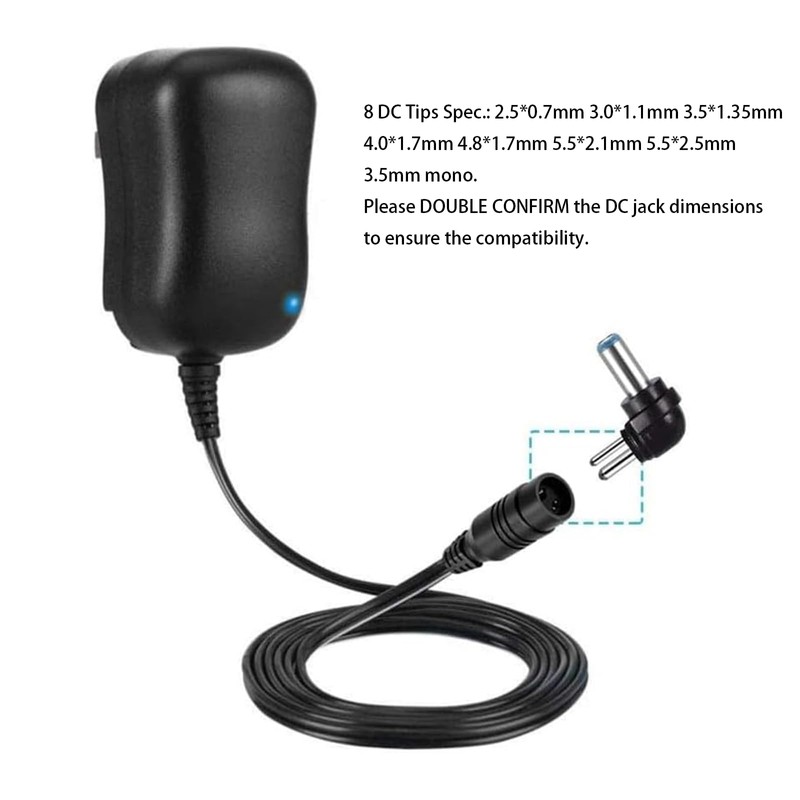 Belker 12W Universal 3V 4.5V 5V 6V 7.5V 9V 12V