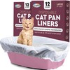 Alfapet Cat Litter box liner Disposable, Elastic Liners- 24-count-For Medium