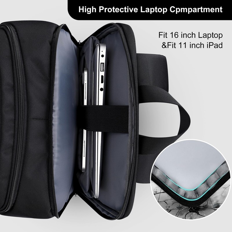 PIJUSHI Travel Backpack for Women Men Flight Aprroved Carry on