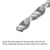 sourcing map Pack of 2 Solid Carbide Drill Bits Spiral
