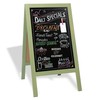 Ilyapa Wooden A-Frame Sign with Eraser & Chalk - 40