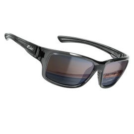 Flux Dynamic Polarized Sports Sunglasses for Men and Women UV400 Protection Active Lifestyles (Xtal.G/Grey)