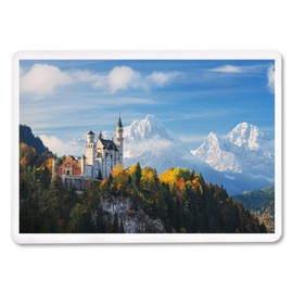 Neuschwanstein Castle and Mountain Scene, Germany (52 Playing Cards, Poker Size Card Deck with Jokers)
