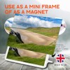 Classic Rectangle Magnet with Stand - Rhossili Bay Gower Peninsula