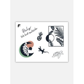 Kuta tattoo sticker / Kuta 타투 스티커
