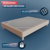WRAPPYBAG 90 x 190 cm Cotton Bed Cover with Elasticated
