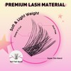 Lash Clusters Kit 144Pcs D Curl Lash Extension Kits Eyelash