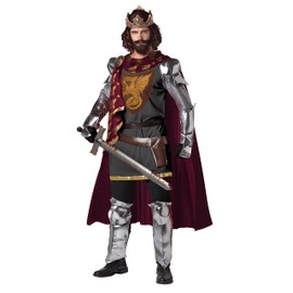 California Costumes König Arthur Kostüm, silber, M