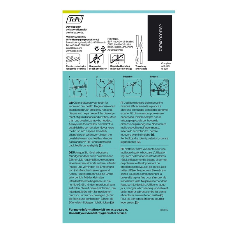 TePe X-soft Interdental Brushes (1 x Pack of 8) 122299